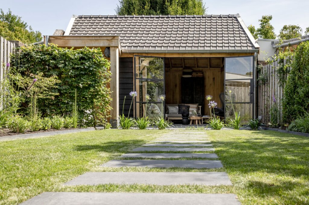 Tuinkamer puntdak